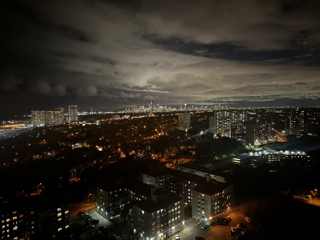 a view of Toronto using the 1x Camera on iPhone 15 Pro Max