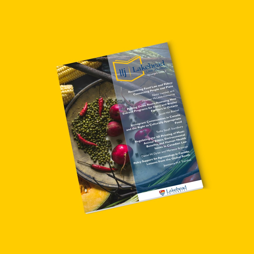 Lakehead Law Journal, Volume 6, Issue&nbsp;2
