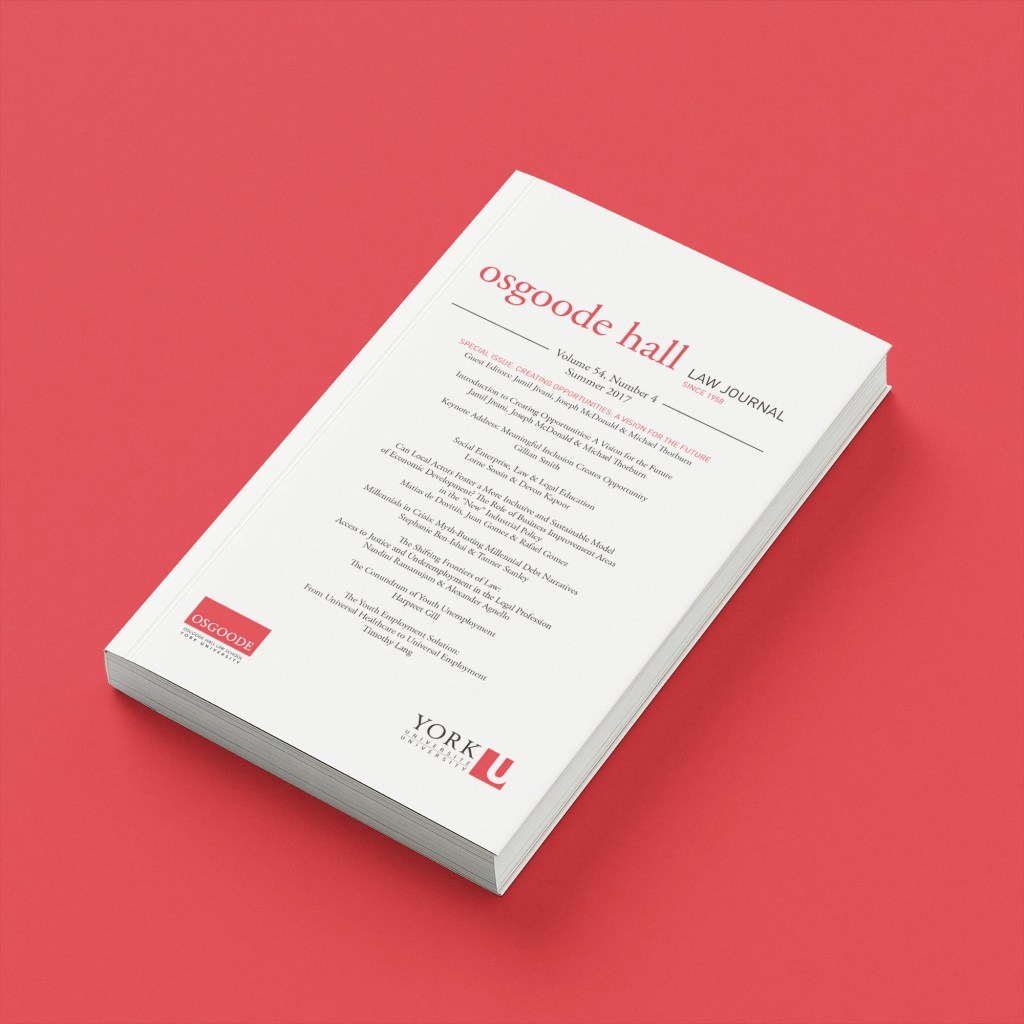 Osgoode Hall Law Journal, Volume 54, Issue&nbsp;4