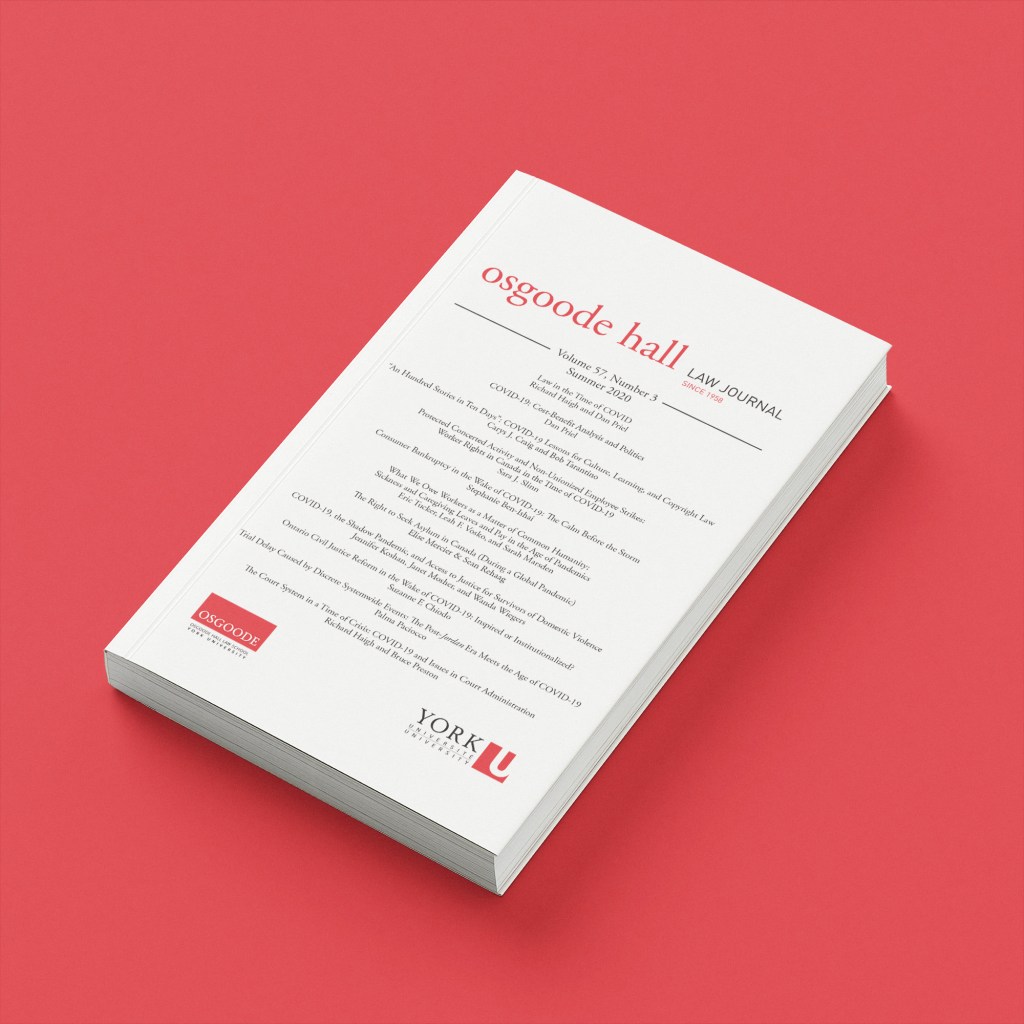 Osgoode Hall Law Journal, Volume 57, Issue&nbsp;3