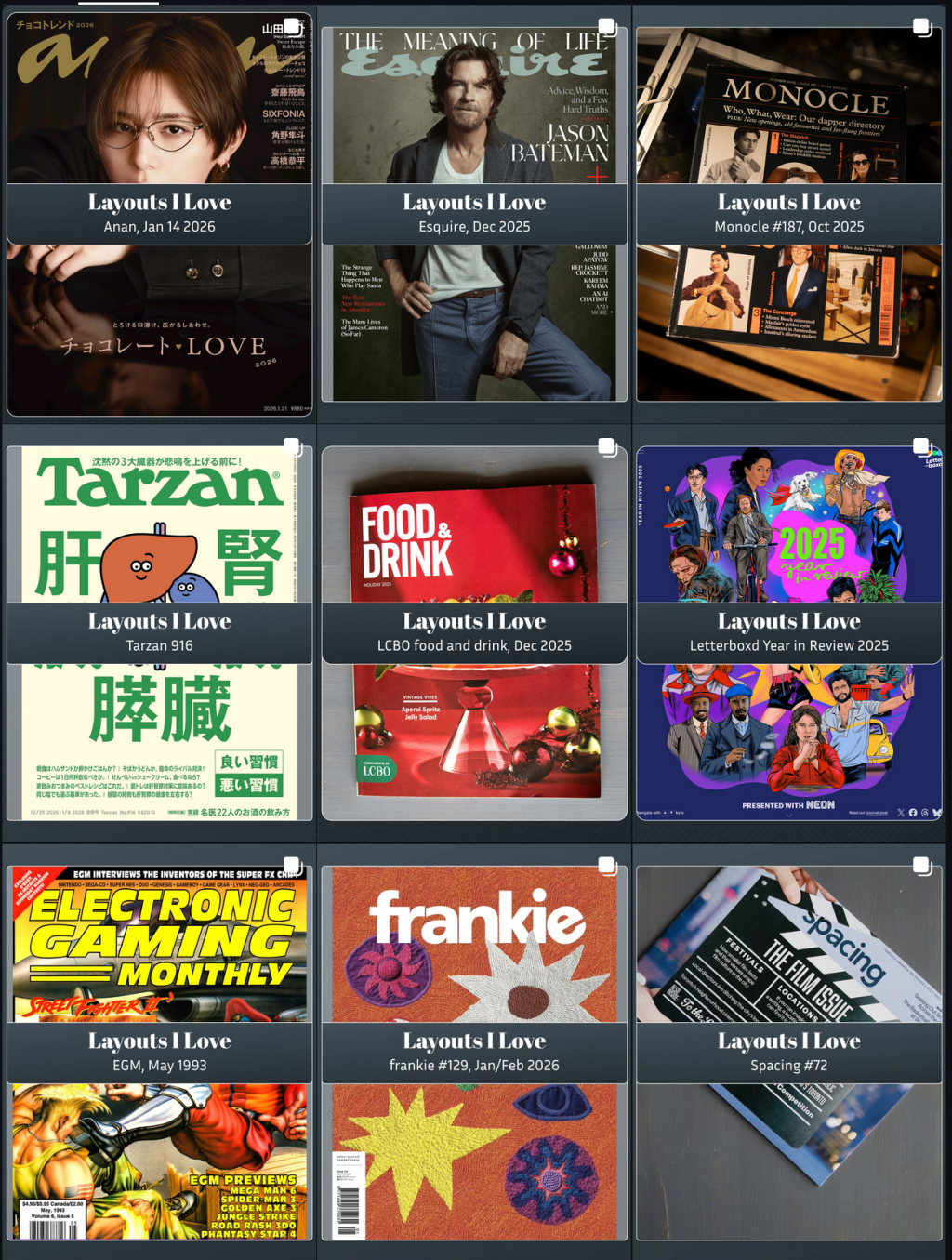 One Month of Layouts I&nbsp;Love