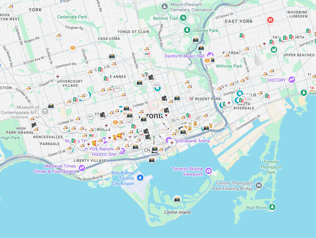 My Toronto Google&nbsp;Maps