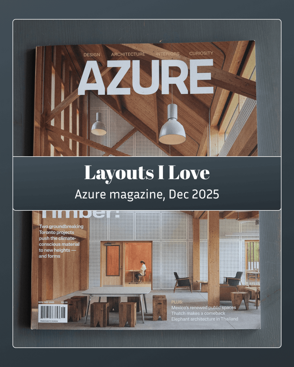 Layouts I Love 4 • Azure magazine, Dec 2025