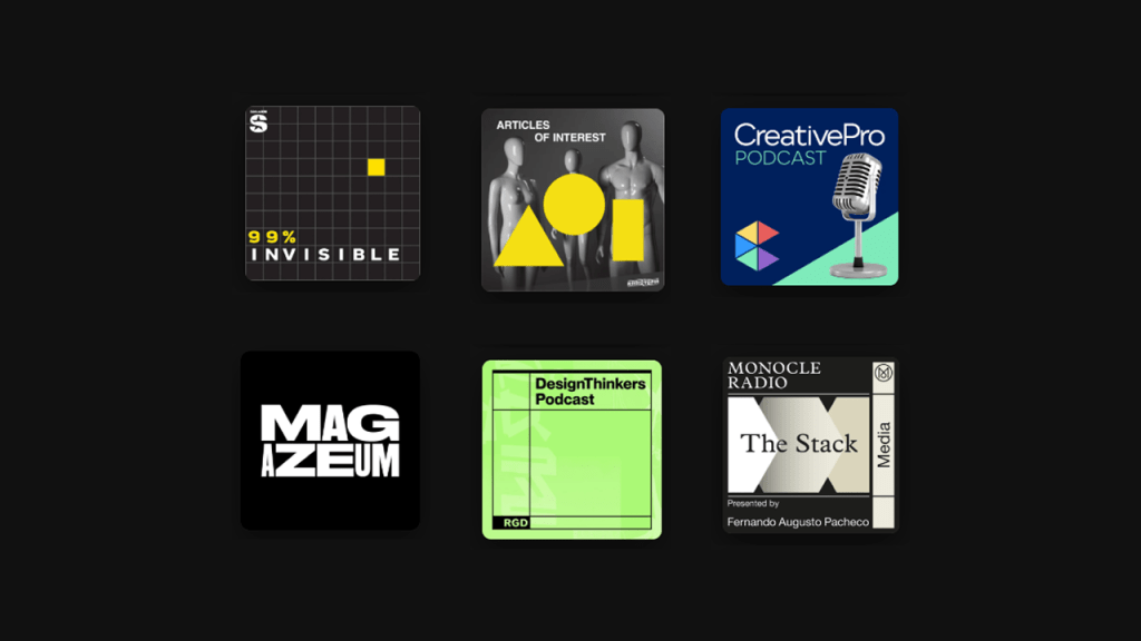 My Favourite Design&nbsp;Podcasts