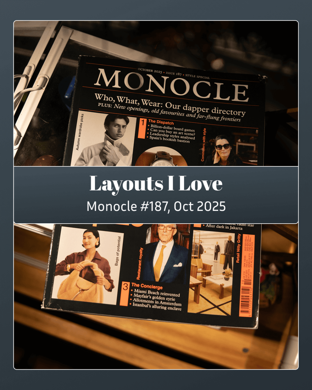 Layouts I Love 12 • Monocle 187